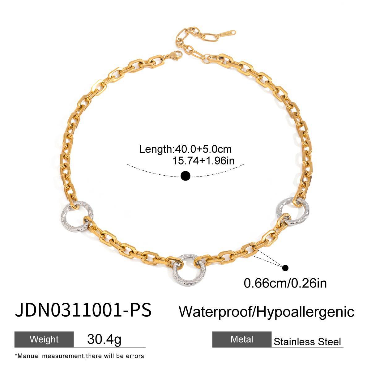 Stainless Steel Necklace 18k Non-fading Clavicle Chain