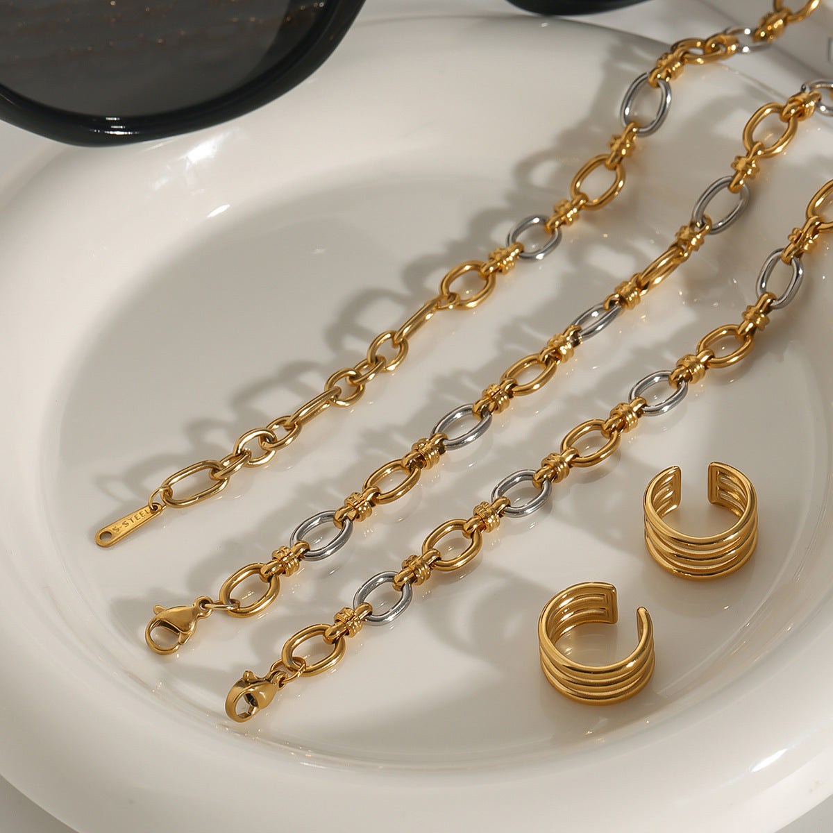 Stainless Steel Necklace 18k Non-fading Clavicle Chain
